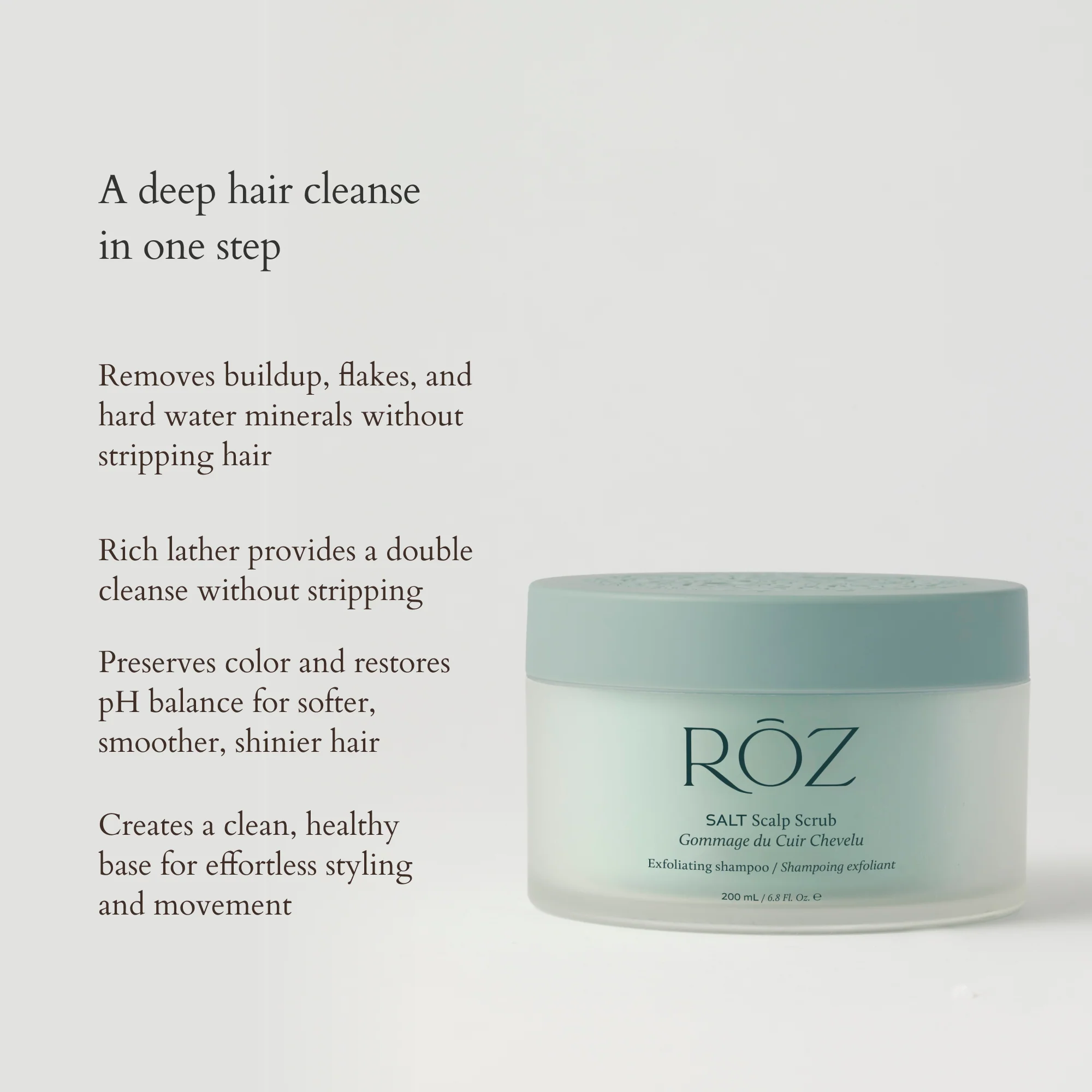Salt Scalp Scrub Exfoliating Detox Shampoo - Image 4