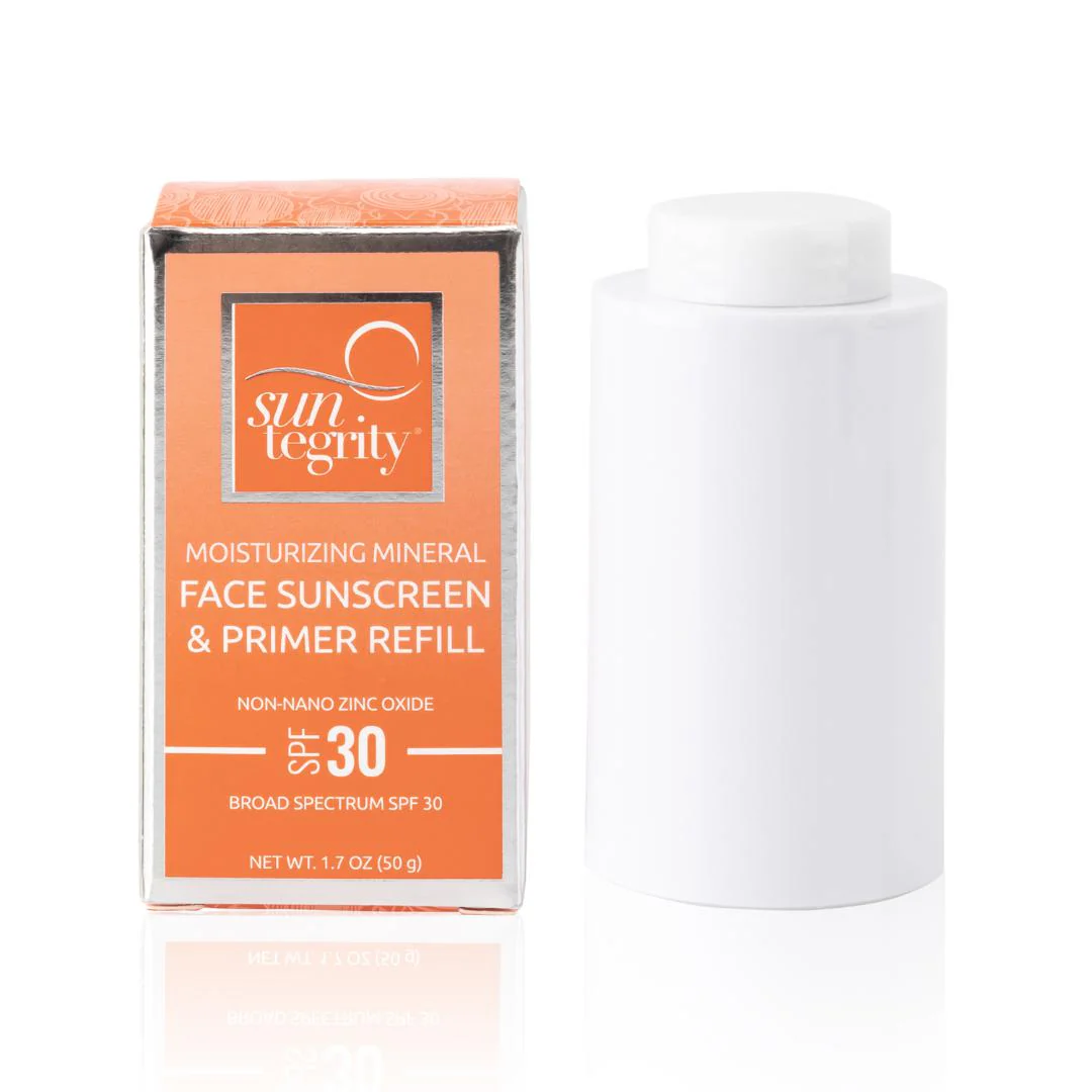 Moisturizing Mineral Face Sunscreen & Primer - Broad Spectrum SPF 30 - Image 3