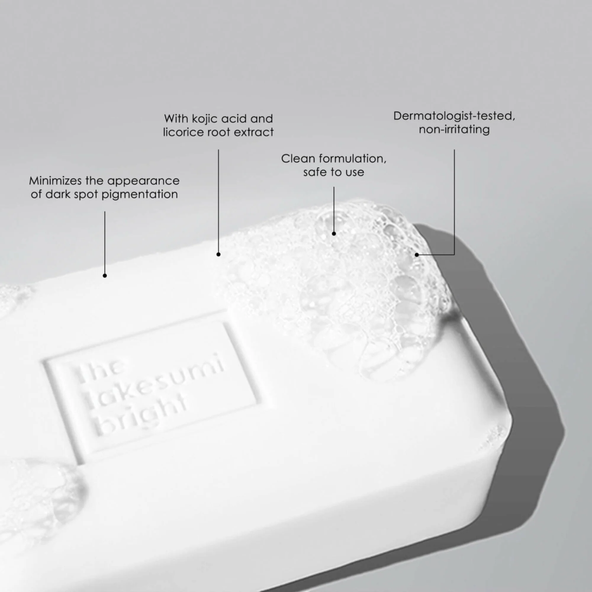 The Takesumi Bright - Kojic Acid Brightening Body Bar - Image 3